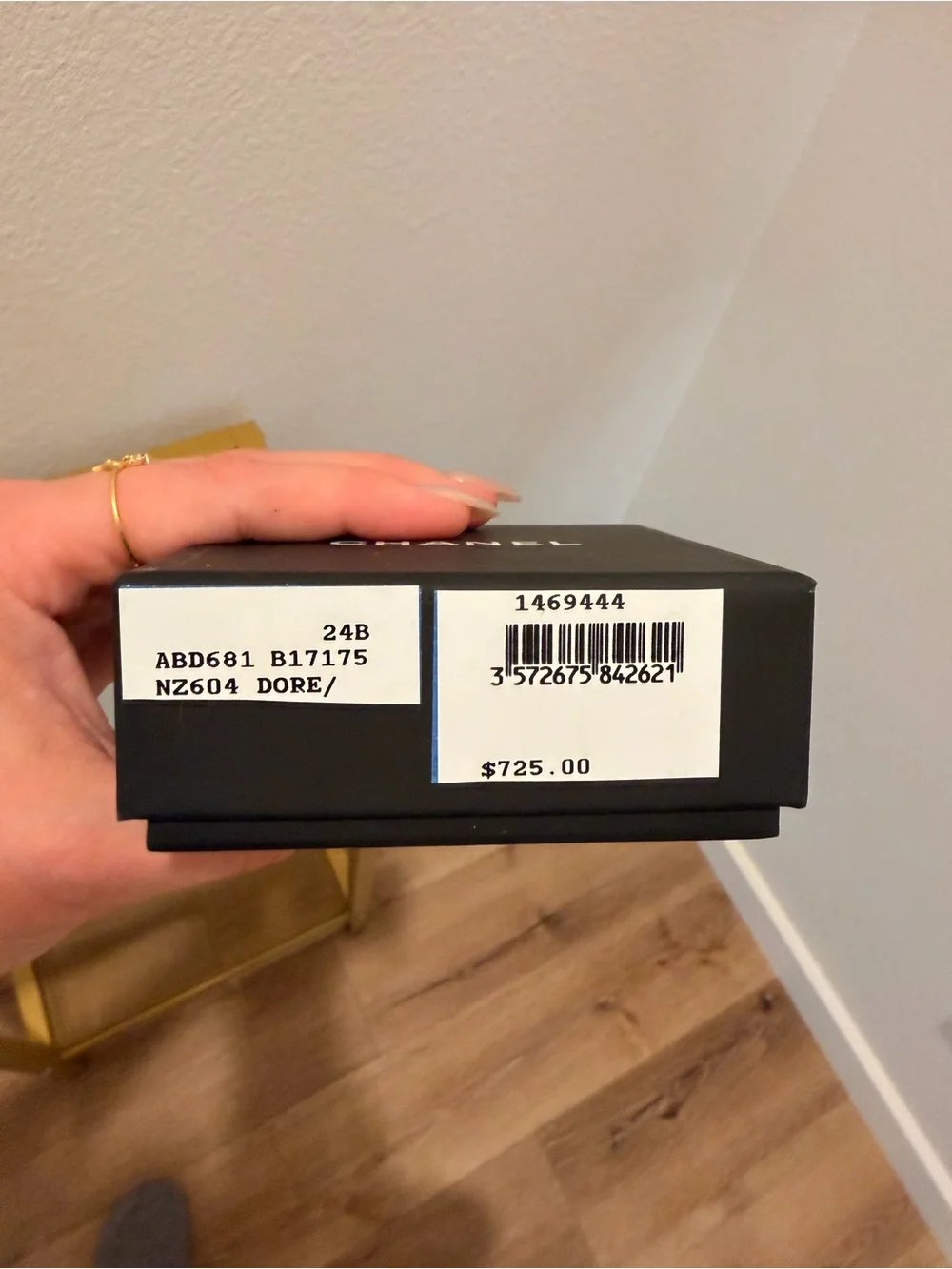 CHANEL 2024 Resin CC Stud Earrings